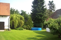 Villa Milevsko - garden with swimming-pool