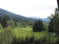 Cottage in the Bohemian forest - view from the chalet
