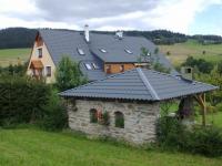 Pension Dolní Morava with outdoor sitting with grill