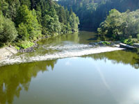 Chalet near Bechyně - the river Lužnice