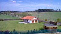 Holiday house near Zvíkov - back view