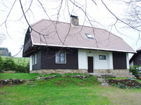 Cottage in the Bohemian forest - aside view