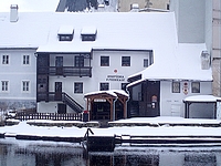 Historical house Český Krumlov - winter holiday