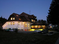 Pension Lipno lake - the view at night