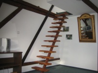 Cottage in the Bohemian forest - staircase