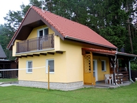 Chalet Orlík lake - front view