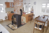 chalet Bohdalín - living room