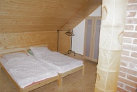 chalet Bohdalín - bedroom in the attic