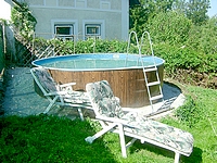 Cottage Březnice - swimming pool