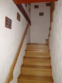 Timber house Krkonoše - stairs