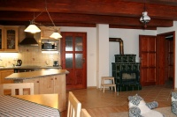 Timber house Krkonoše - timbered room