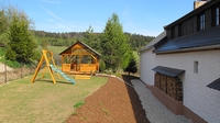 Holiday house Nad Slatí - swing and pergola