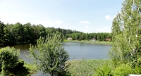 Holiday house Lipka - view of the pond